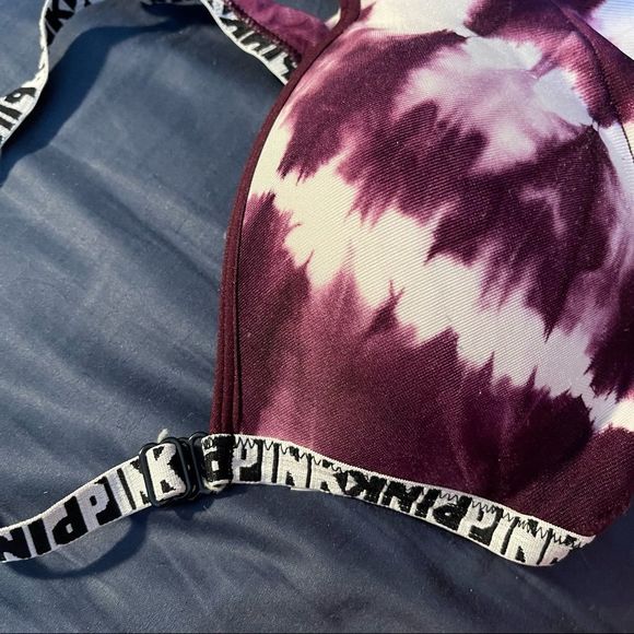 ✨VS Pink Small Tie Dye Wireless Lightly Lined Sports Bra✨ - Picture 5 of 8